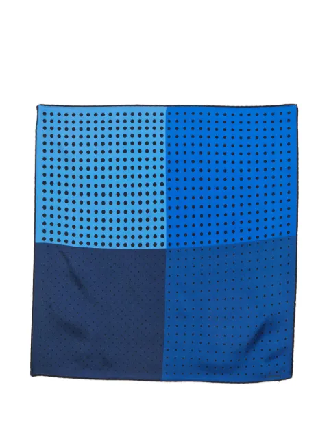 Lanvin Pre-Owned polka-dot pocket square scarf