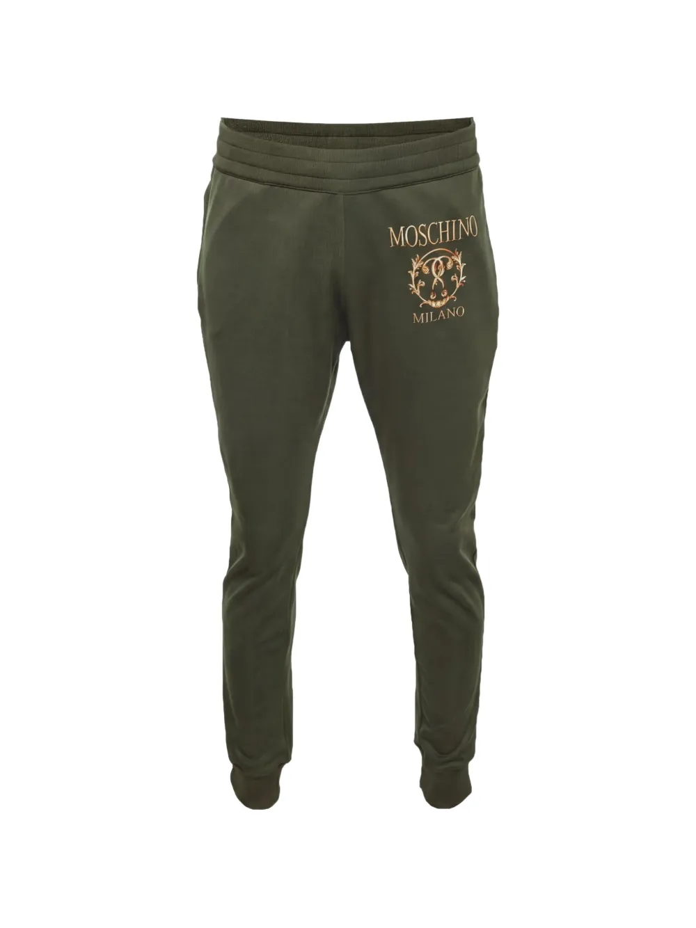 Moschino Pre-Owned logo-print track pants - Verde