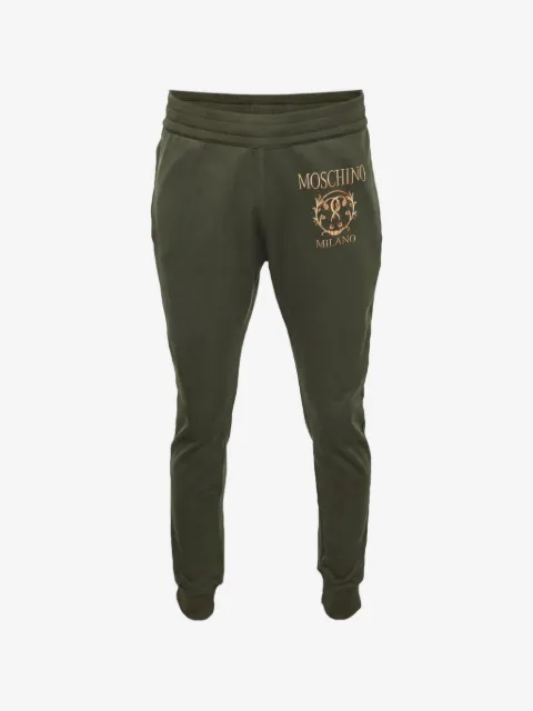 Moschino Pre-Owned pantalon de jogging à logo imprimé