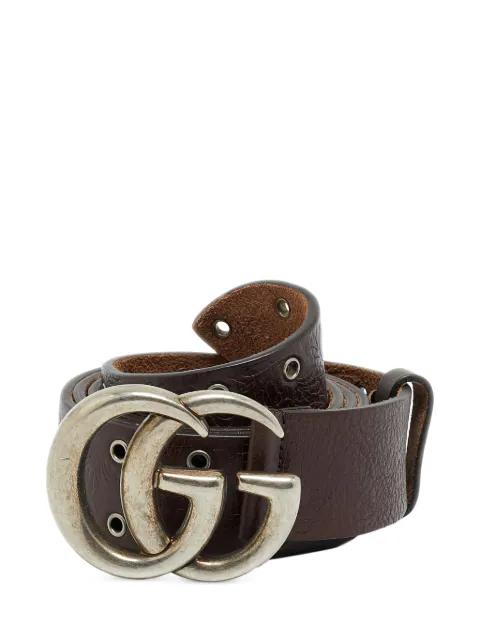 Gucci Pre-Owned ремень с заклепками и логотипом GG