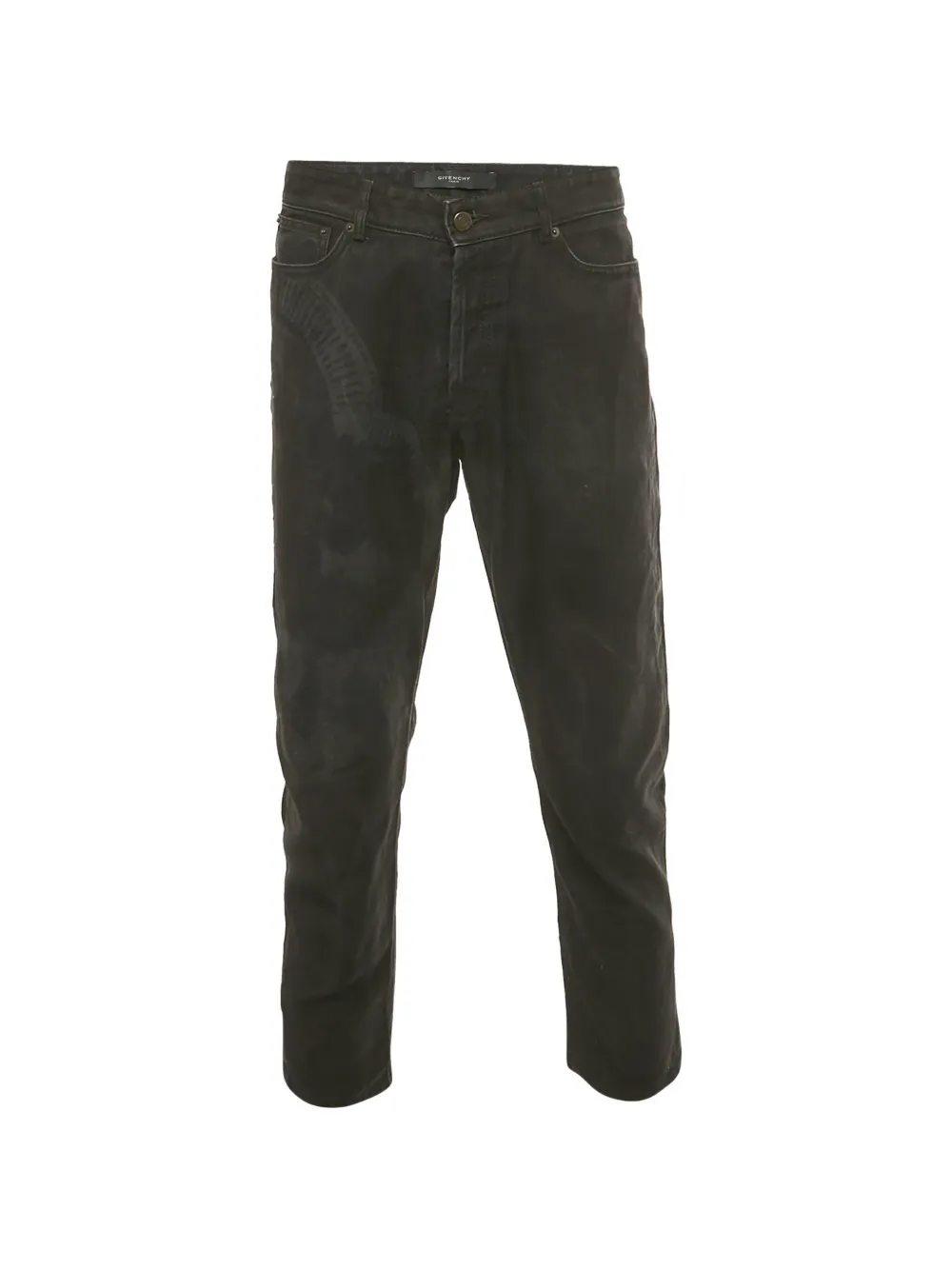 Givenchy Pre-Owned 벨트 루프 포켓 진 | 블랙 | Image 1
