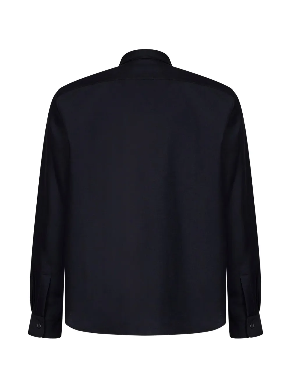 Jil Sander Overhemd met puntige kraag en ronde afwerking Blauw