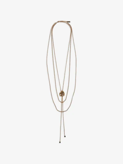 Chloé The Chloé Letters logo-charm necklace