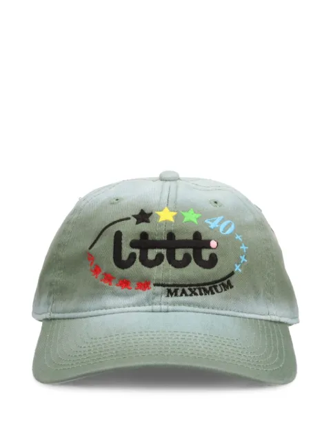 LITT' logo-embroidered faded-effect cap