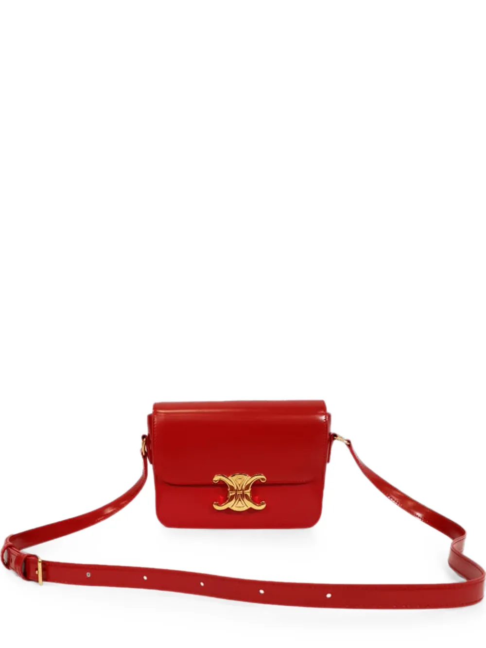 Celine Pre-Owned Classique Triomphe shoulder bag - Red