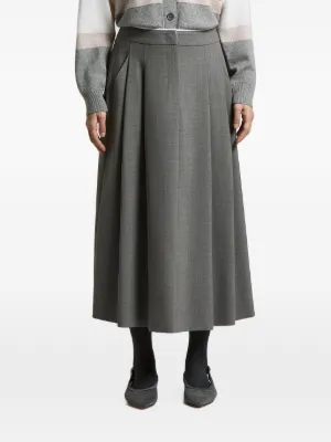 Pleats Please Issey Miyake Pause プリーツスカート | ブラック