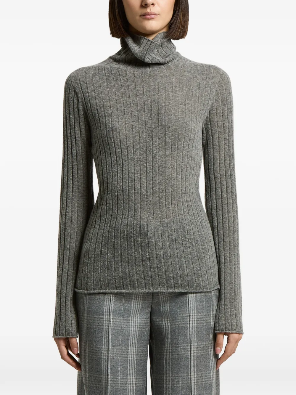 Peserico ribbed roll-neck sweater