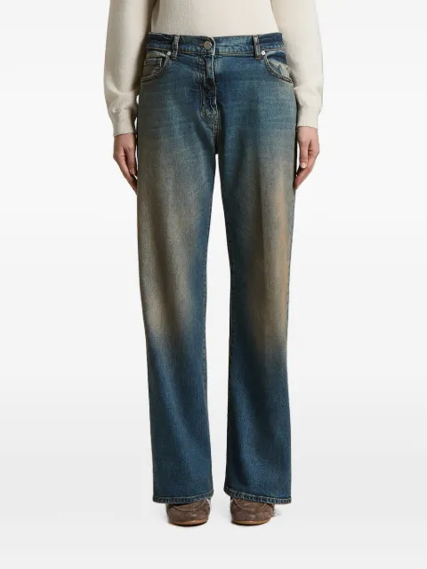 Peserico faded wide-leg jeans