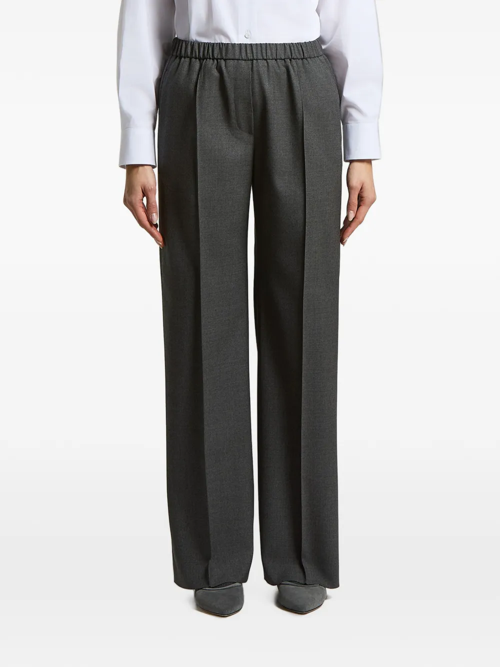 Peserico elasticated-waistband trousers - Grigio