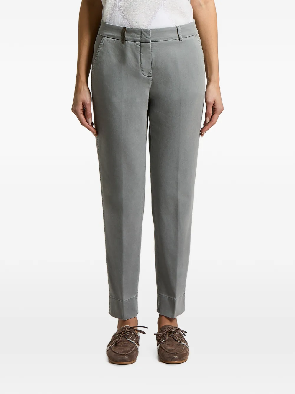 Peserico pressed-crease trousers