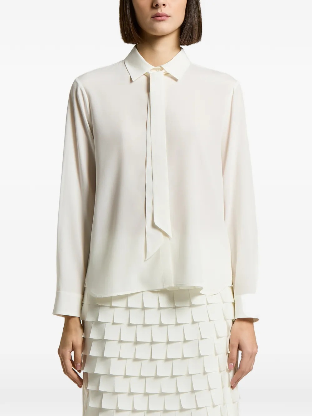 Peserico long-sleeved shirt - White