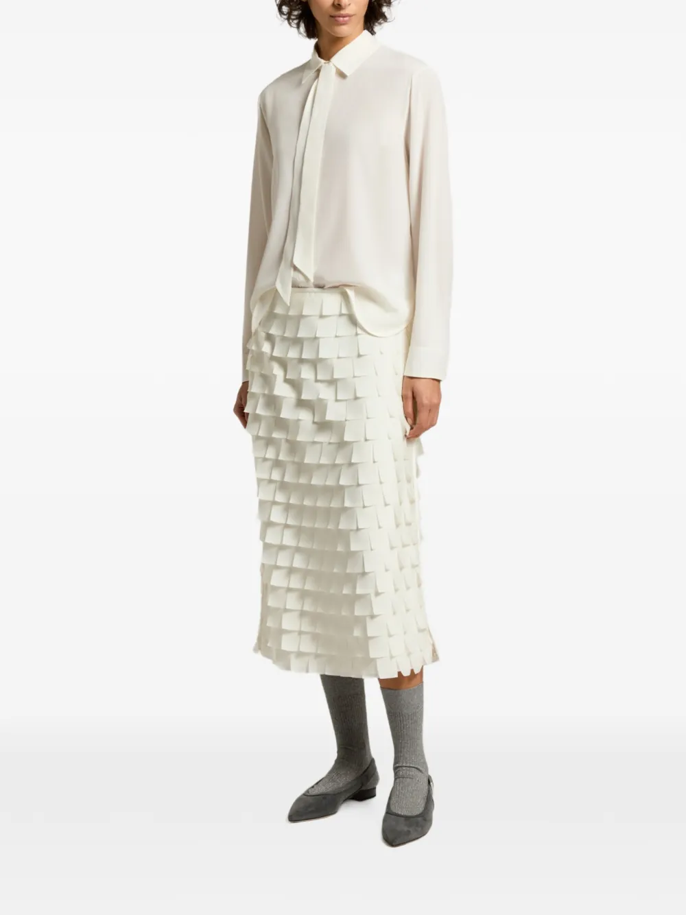 Peserico long-sleeved shirt Wit