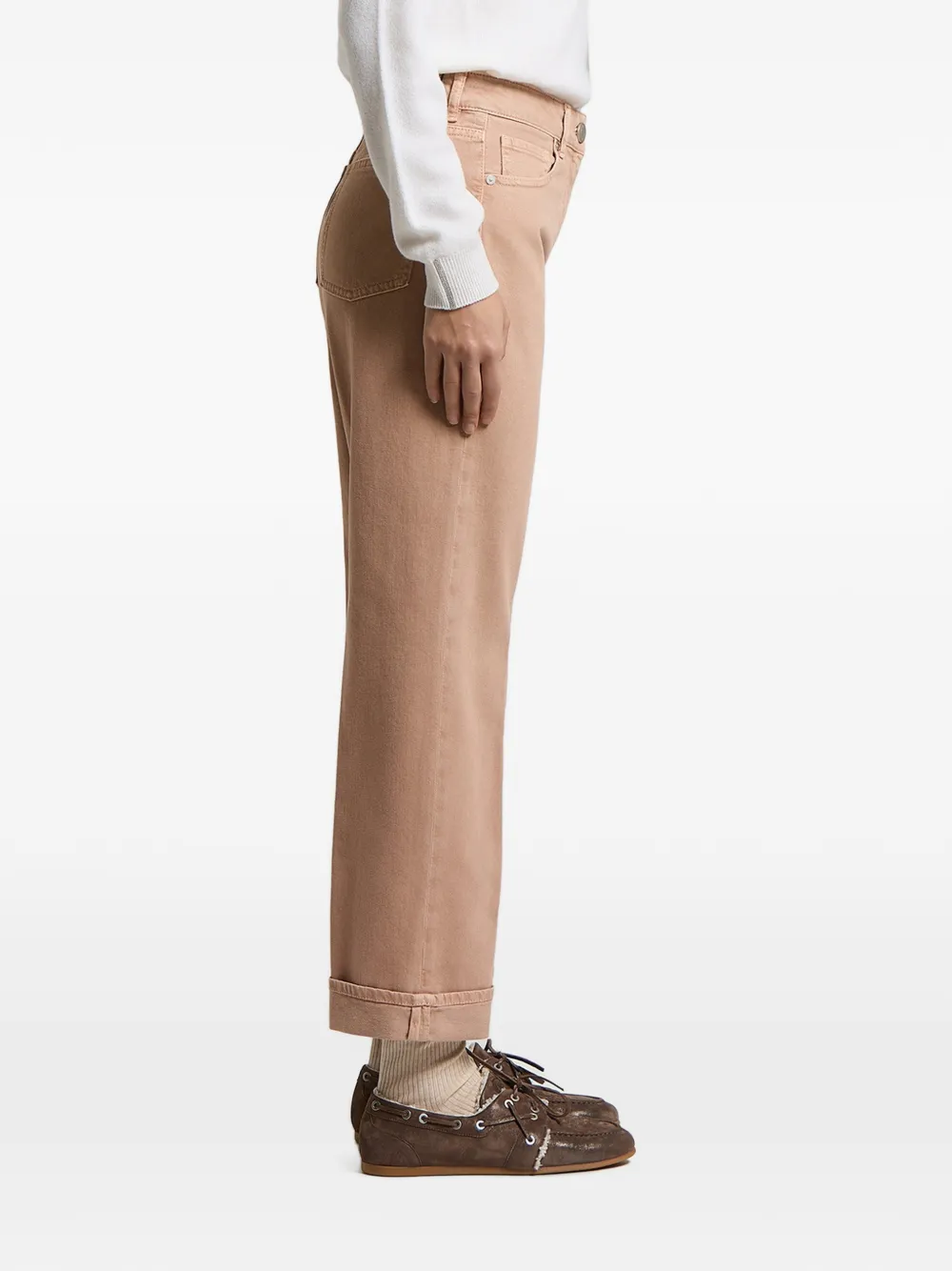 Peserico Jeans met vijf zakken Beige