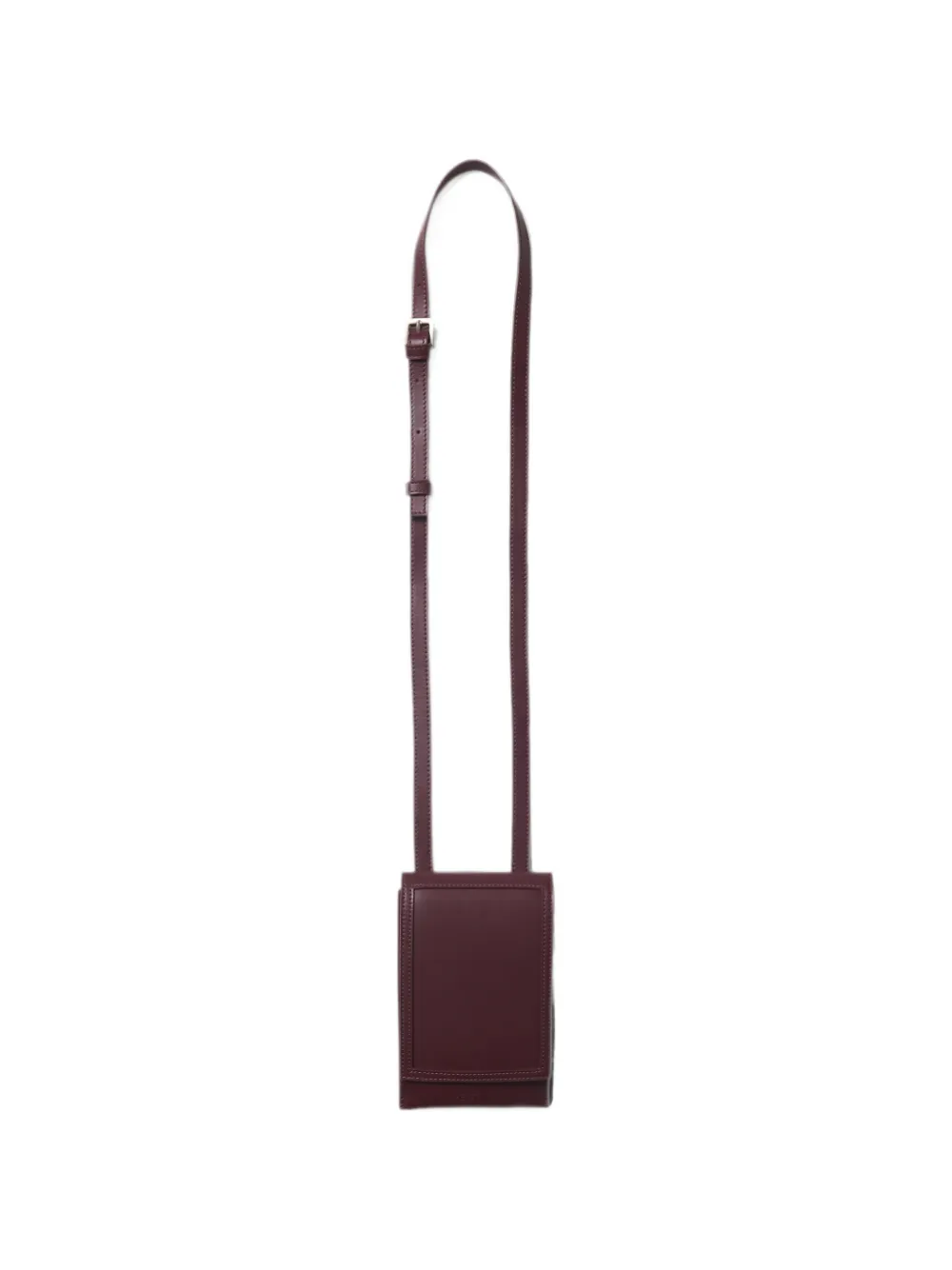Peserico calf leather foldover crossbody mini bag - Purple