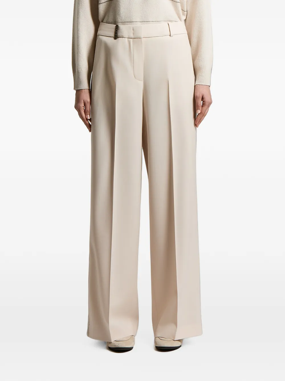 Peserico pressed-crease trousers