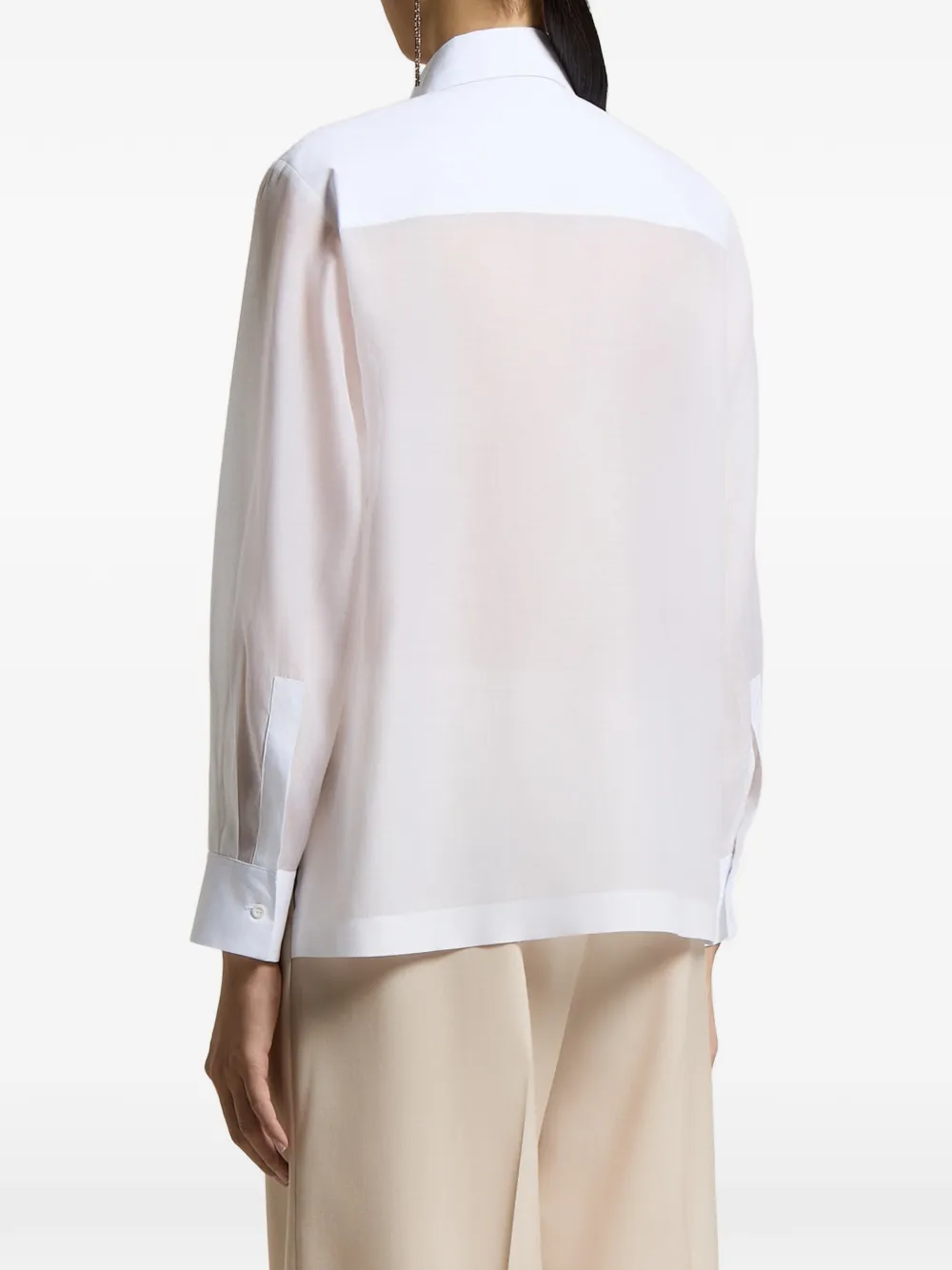 Peserico Zijden blouse Wit
