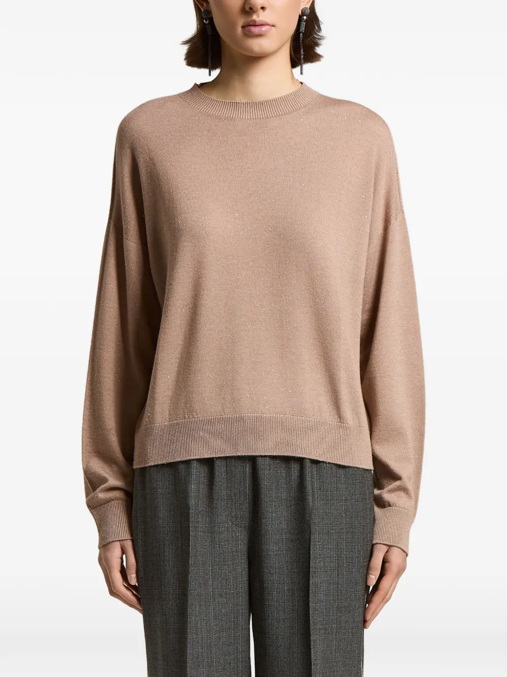 Peserico long-sleeve jumper - Neutrals