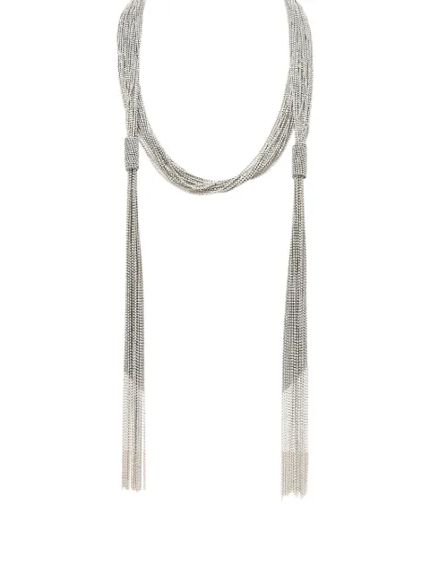 Peserico multi-strand tassel necklace
