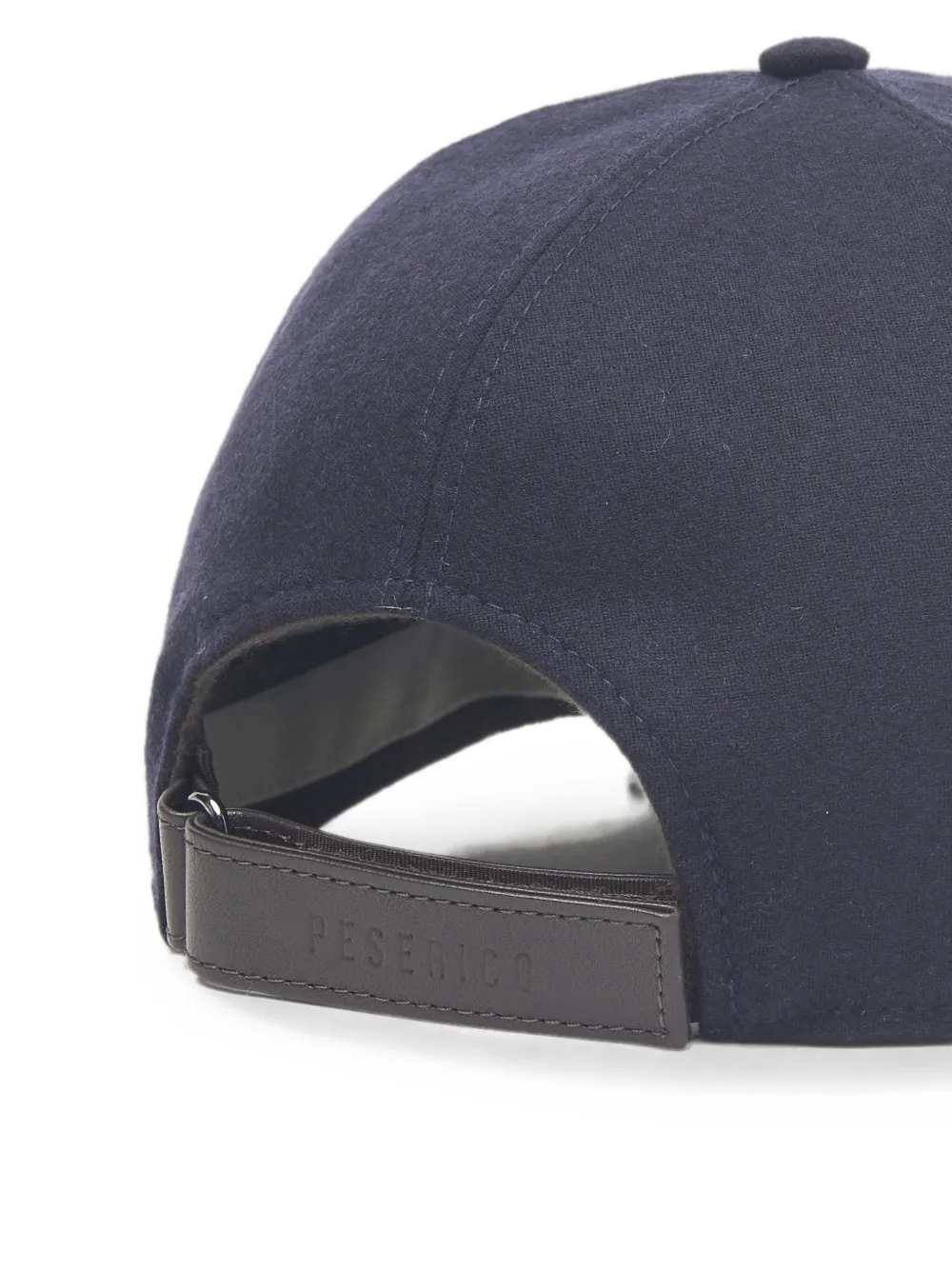 Peserico Honkbalpet met monili-afwerking en vlakken Blauw