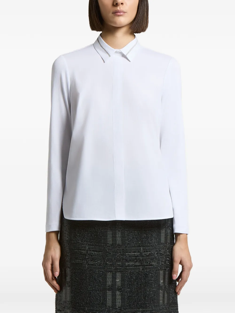 Peserico long-sleeved shirt - Bianco