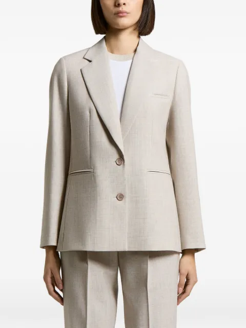 Peserico single-breasted notched-lapel jacket