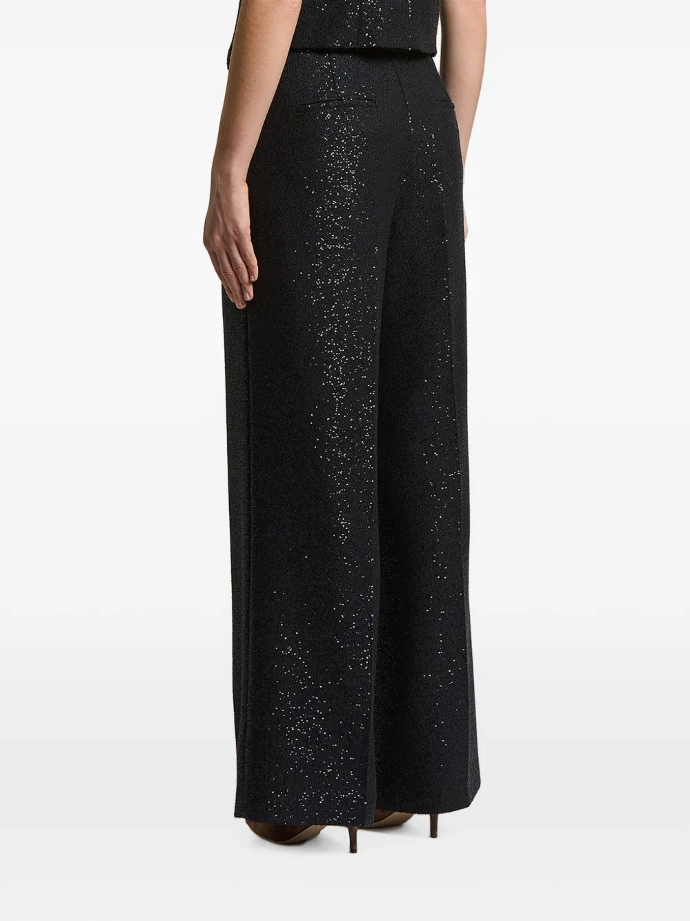 Peserico Broek verfraaid met pailletten Blauw