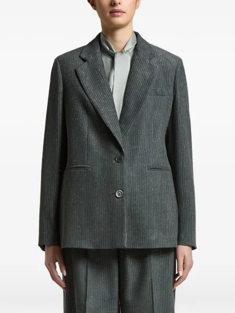 Peserico glitter-effect pinstripe blazer