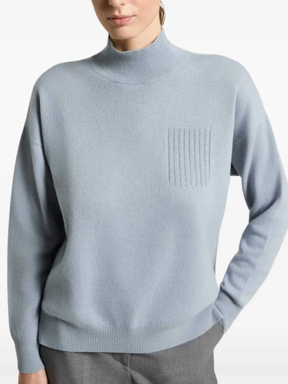Peserico Ribgebreide coltrui Blauw