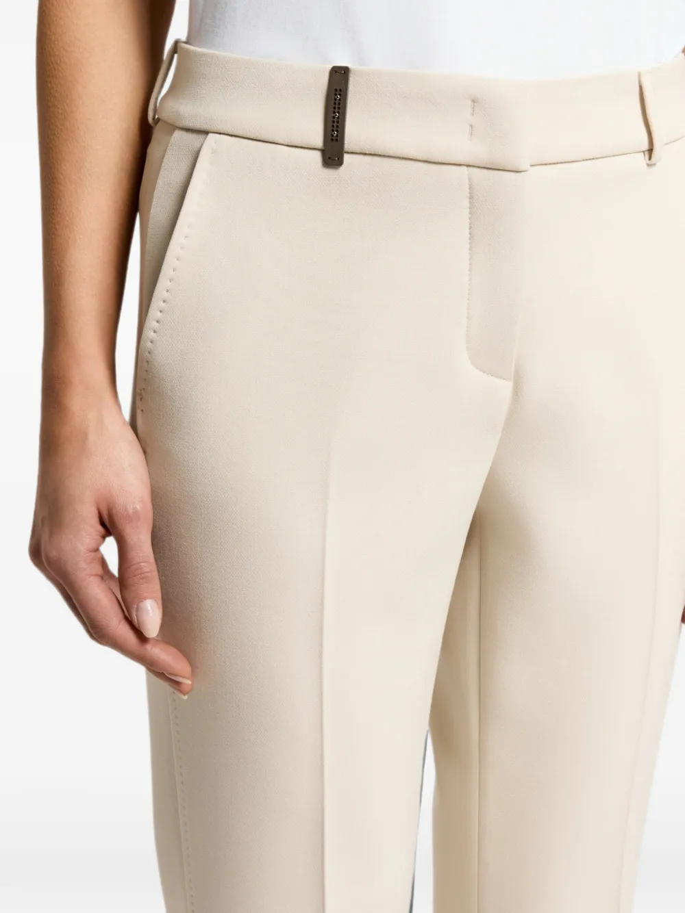 Peserico Geplooide broek Beige
