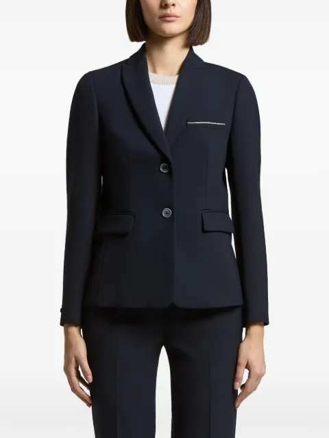 Peserico blazer con detalle de cuentas y botones