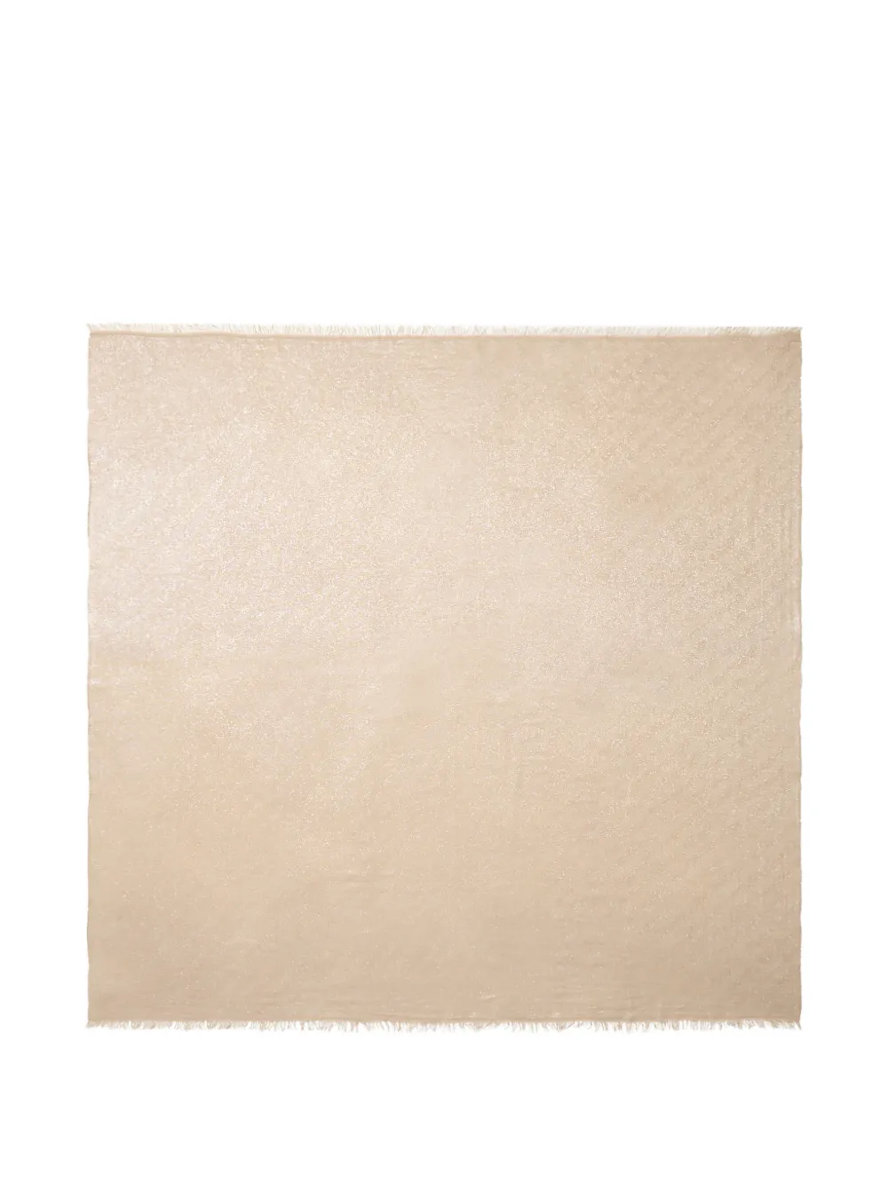 Peserico metallic frayed-edge scarf - Neutrals