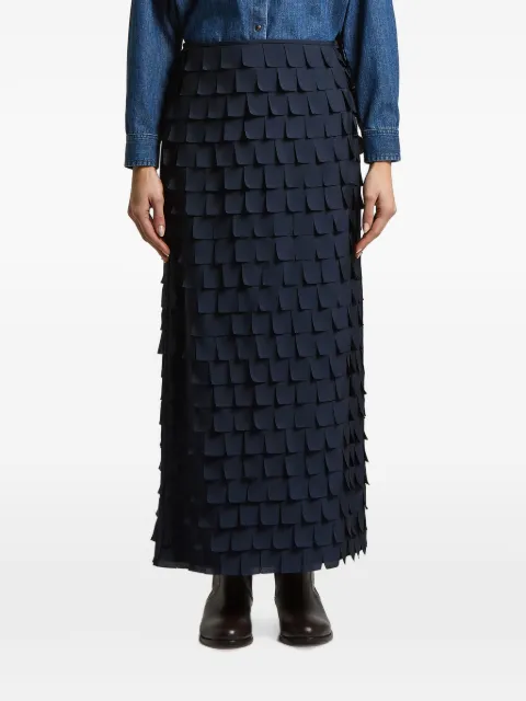 Peserico layered maxi skirt