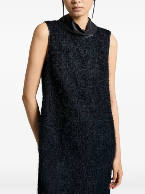 Peserico bouclé-texture sleeveless mini dress