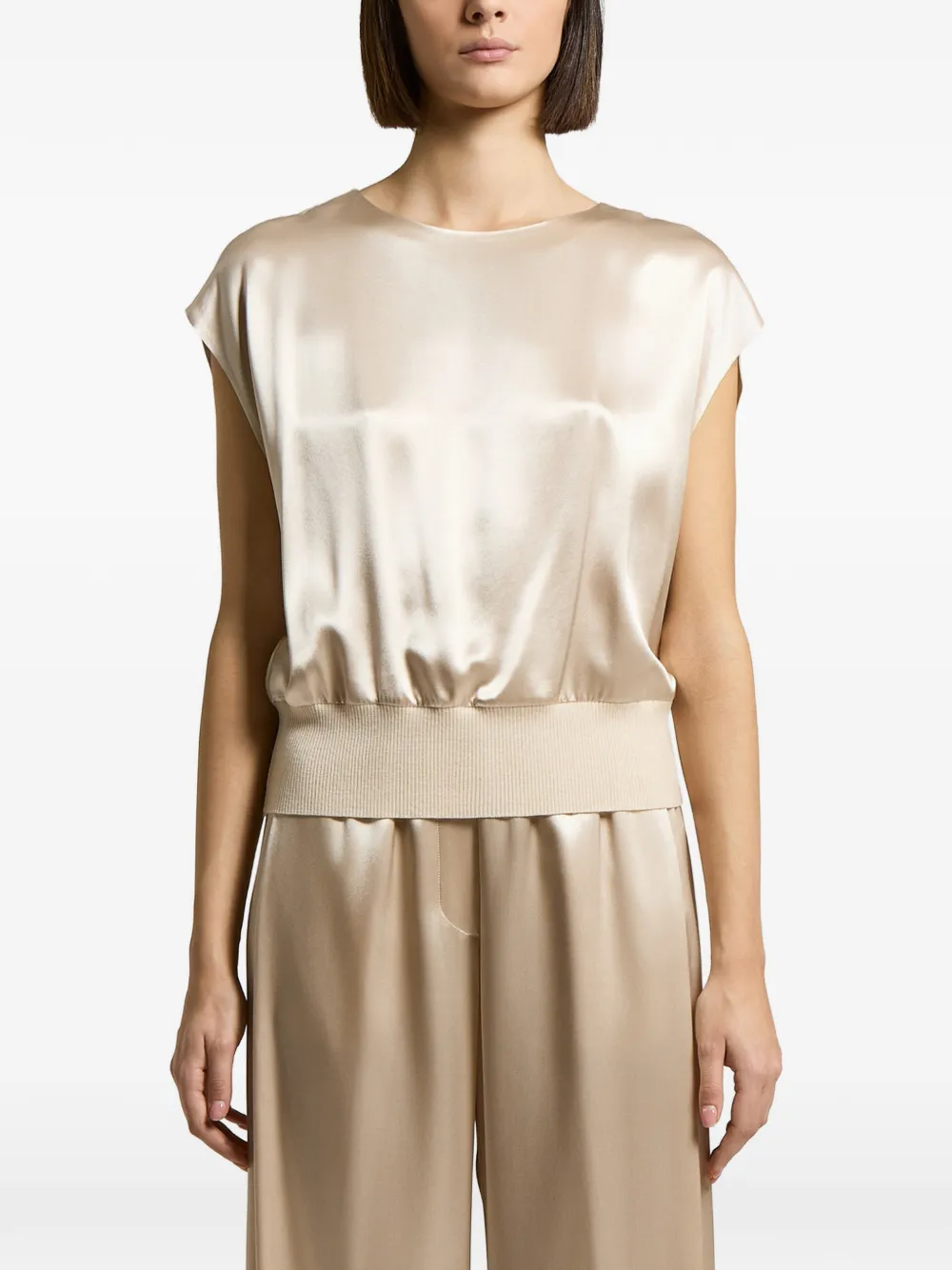 Peserico satin-finish blouse