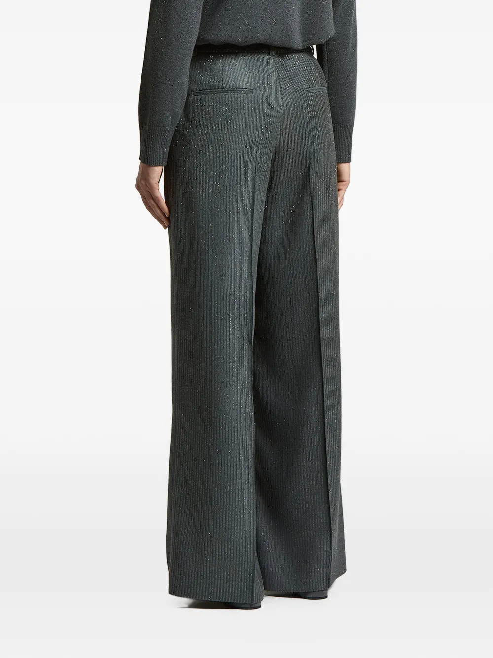 Peserico Geplooide broek Grijs