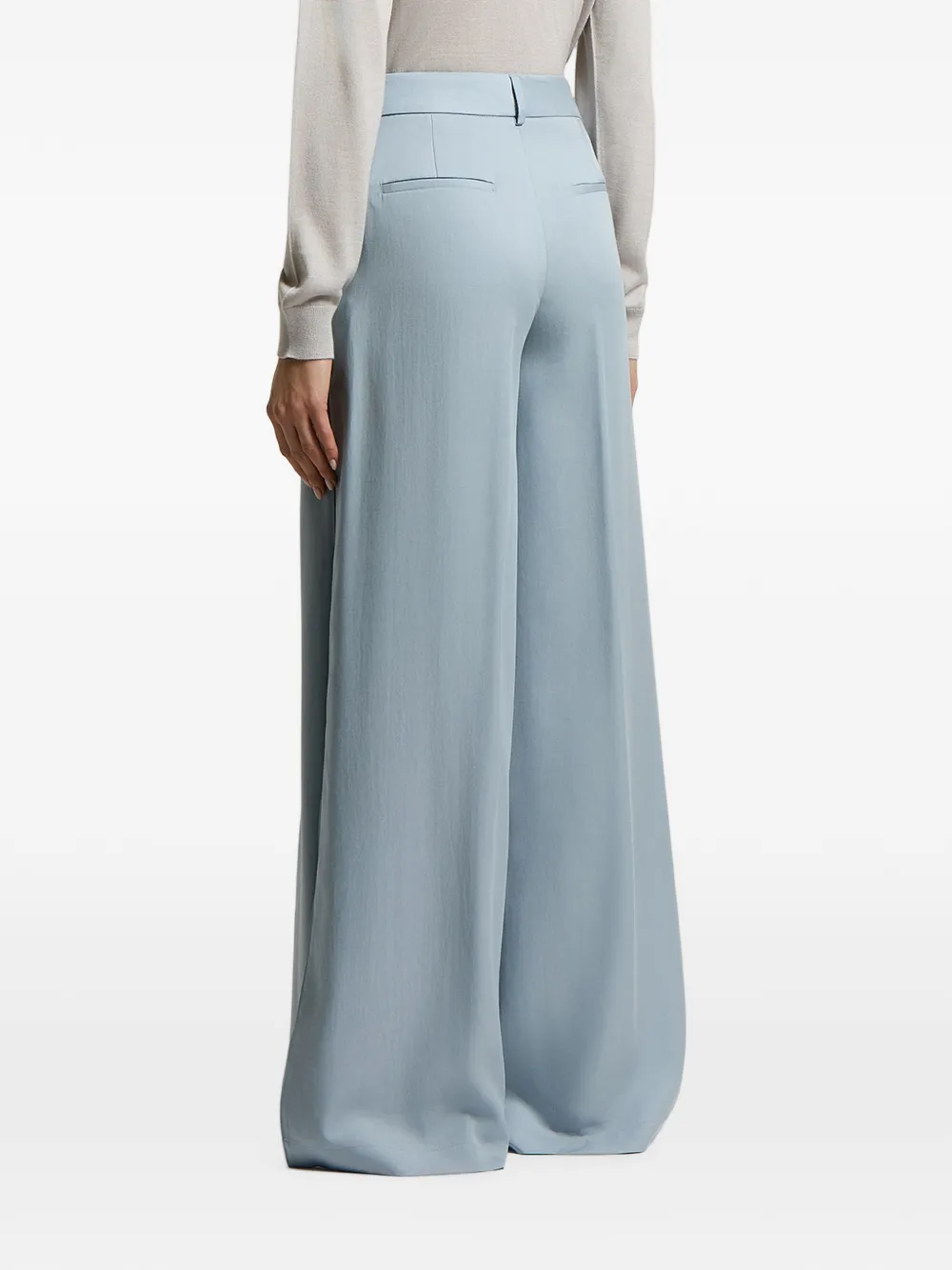 Peserico Palazzo broek met geplooid detail Blauw