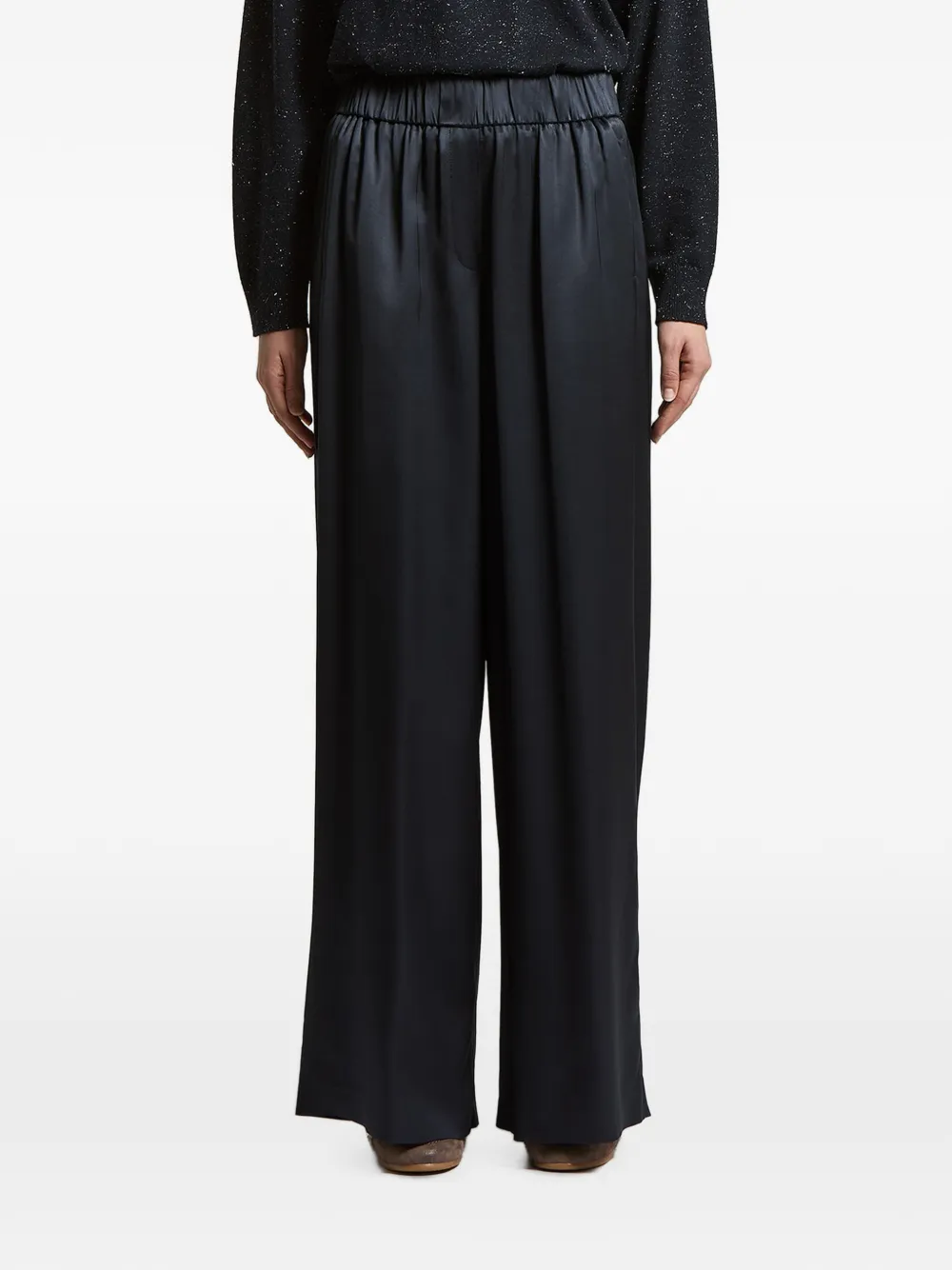 Peserico satin-finish trousers