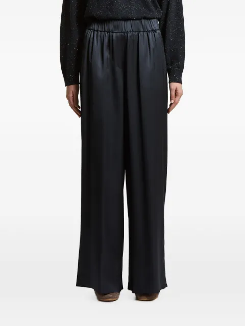 Peserico pantalones con acabado satinado