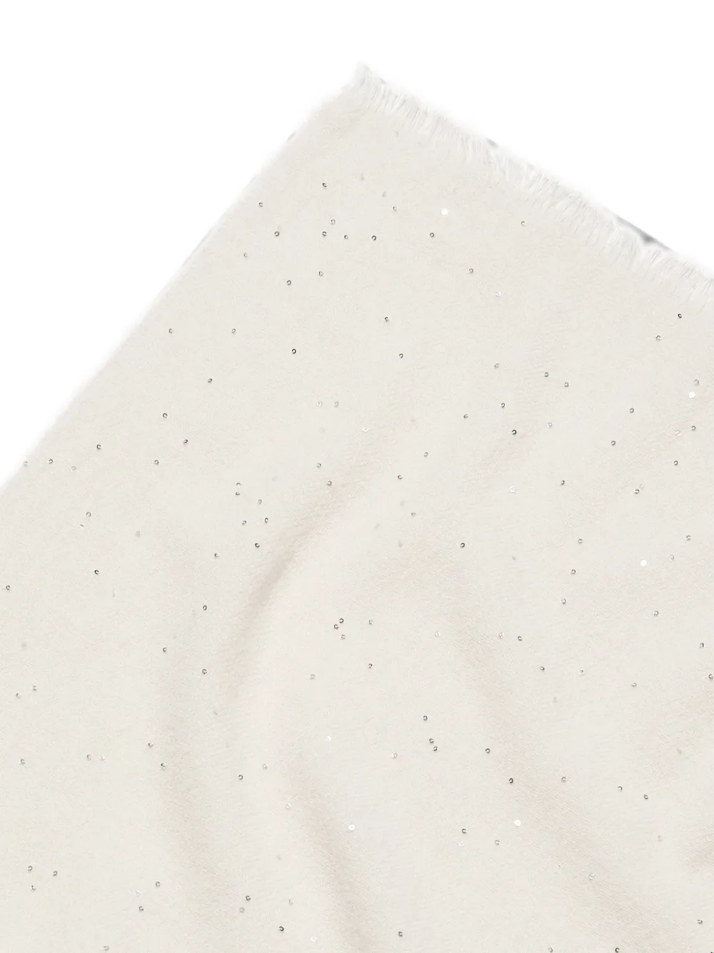 Peserico Sjaal verfraaid met pailletten Beige