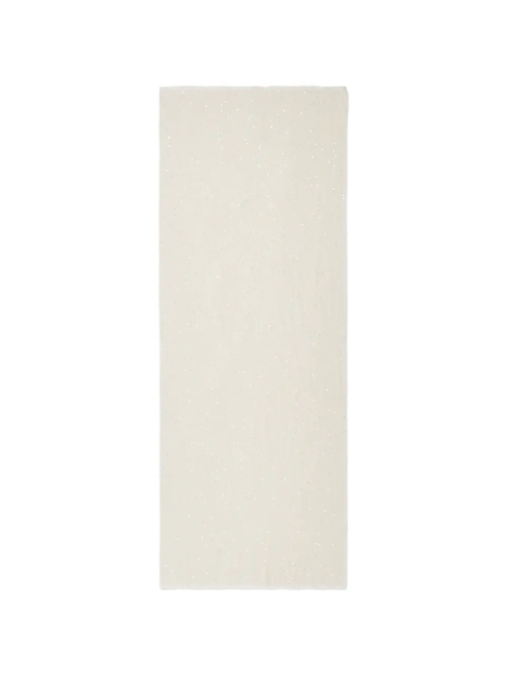 Peserico sequin-embellished frayed scarf - Toni neutri