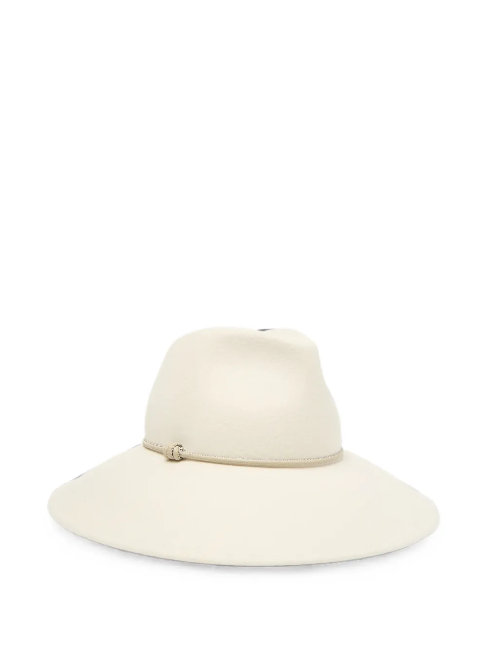 Peserico Cappello a tesa larga - Bianco