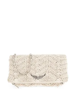 Stella McCartney チェーンストラップ クラッチバッグ | グレー