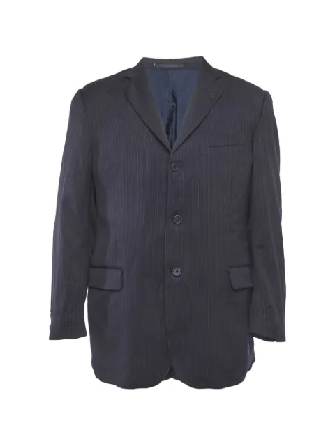 Burberry Pre-Owned single-breasted pinstripe wool blazer