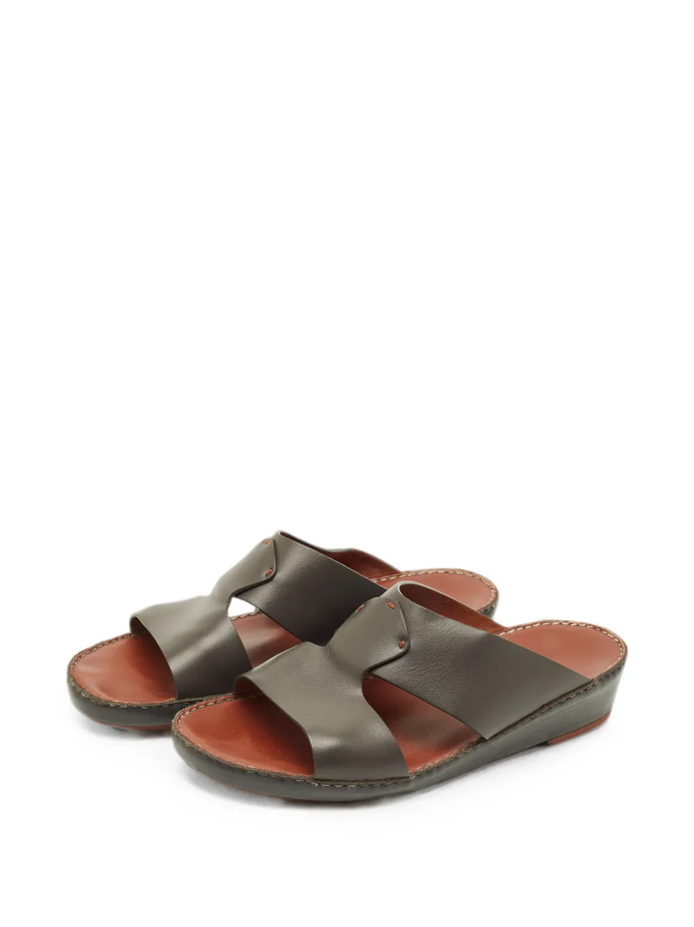 Loro Piana Pre-Owned New Buckle sandals - Marrone