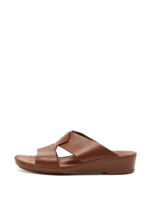 Loro Piana Pre-Owned New Buckle leather sandals