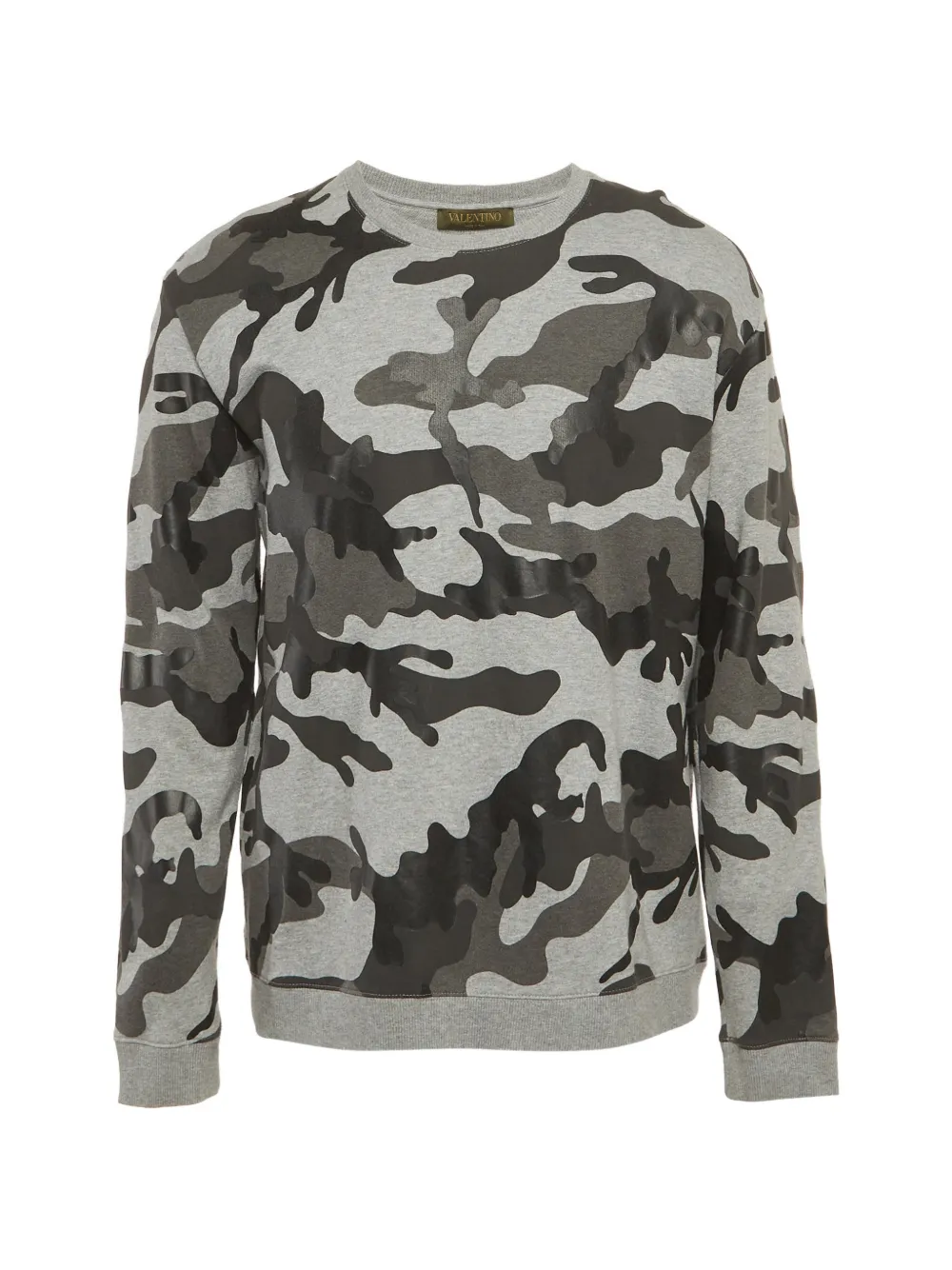 Valentino Garavani Pre-Owned camouflage-print sweatshirt - Grigio