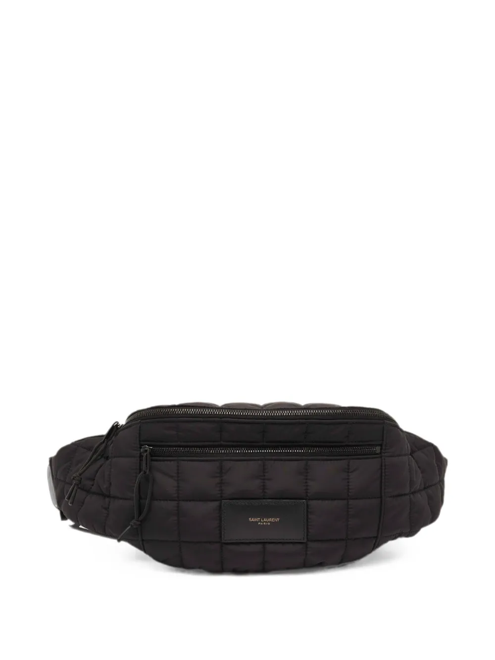 Saint Laurent Pre-Owned logo-patch belt bag - Nero
