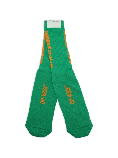 Off-White Pre-Owned calcetines con logo estampado
