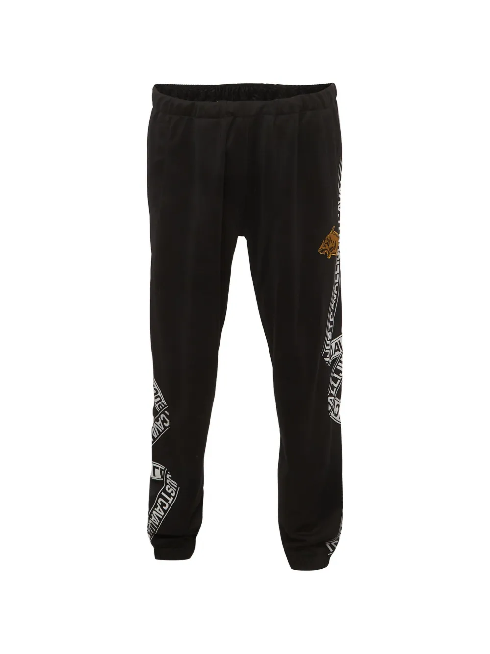 Just Cavalli Vintage logo-tape track pants - Schwarz