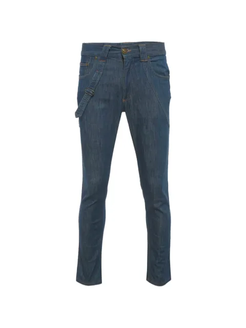 Alexander McQueen Pre-Owned panelled jeans